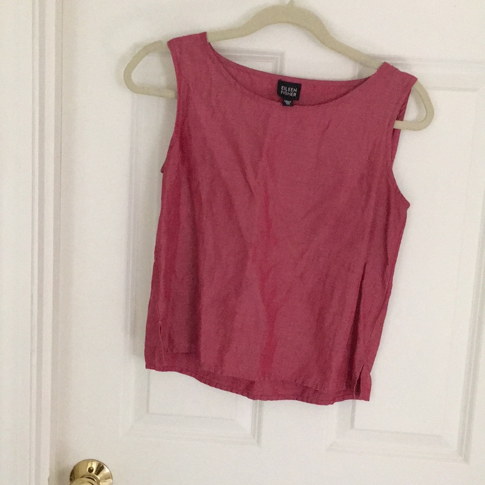 Pink  Eileen Fisher sleeveless top